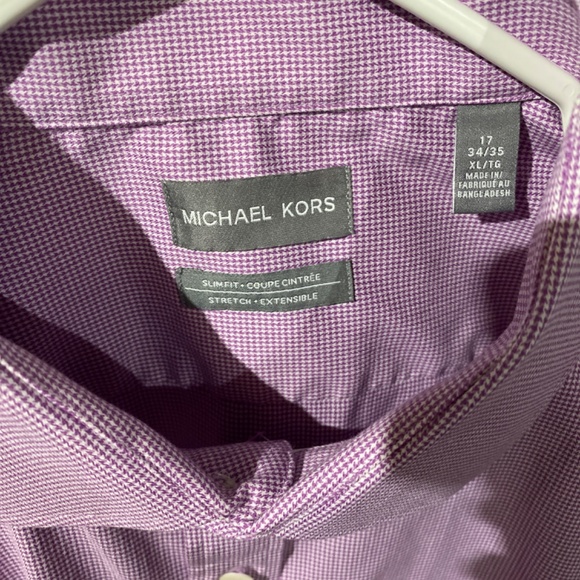 Michael Kors slim fit 17 34/35 XL dress shirt - Picture 4 of 4